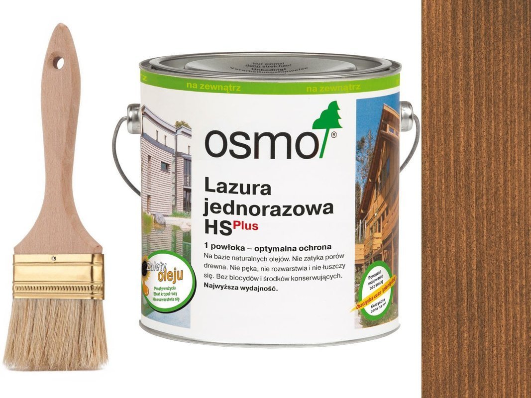 OSMO Lazura Jednorazowa 9262 TEAK 2,5L + GRATIS